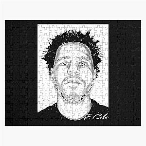 J Cole Art Portrait, J.Cole   Jigsaw Puzzle