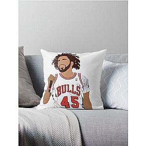 J Cole Performing Throw Pillow