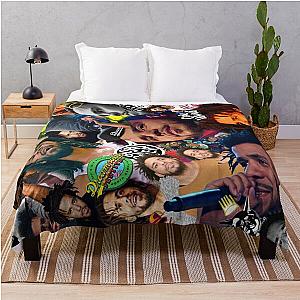 J Cole Collage Throw Blanket