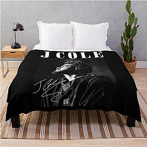 J Cole Rapper Vintage Rap Music Throw Blanket