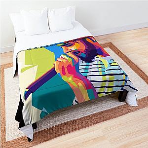 J cole Rapper Wpap Art Comforter