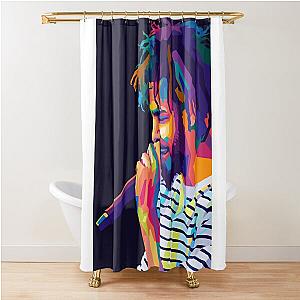 J Cole Wpap Art Shower Curtain