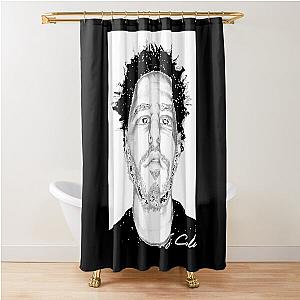 J Cole Art Portrait, J.Cole   Shower Curtain