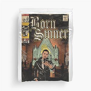 J Cole - Born Sinner Comic Book Parody Art Duvet Cover