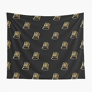 j cole gold crown Tapestry