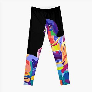 J cole Rapper Pop Rrt Leggings