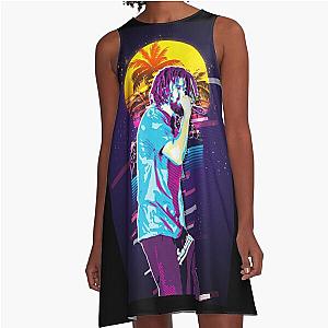 J Cole Retro Art A-Line Dress