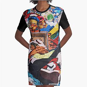 J cole collage Graphic T-Shirt Dress