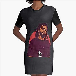 J cole Classic Graphic T-Shirt Dress