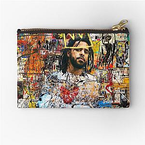 J Cole Portrait Zipper Pouch