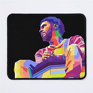 J cole Rapper Pop Rrt Mouse Pad