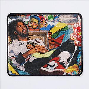 J cole collage Mouse Pad
