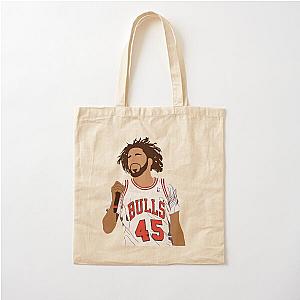 J Cole Performing Cotton Tote Bag