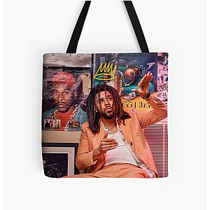 J Cole J. Cole All Over Print Tote Bag
