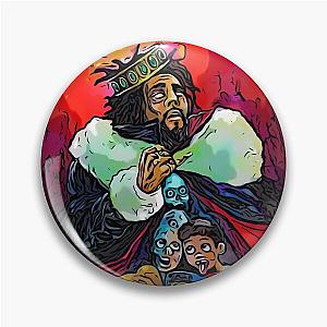 J Cole Cartoon Album Cover Pin