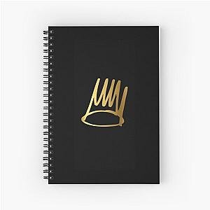 j cole gold crown Spiral Notebook