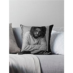 J.cole, J cole, j-cole fan a Throw Pillow