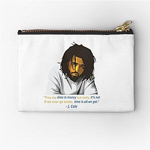 J. COLE: Introspective Rapper and Storyteller   Zipper Pouch