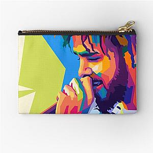 J cole Rapper Wpap Art Zipper Pouch