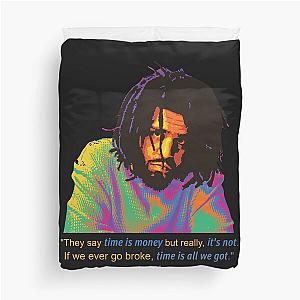 J. COLE: Introspective Rapper and Storyteller   Duvet Cover