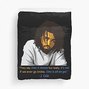 J. COLE: Introspective Rapper and Storyteller   Duvet Cover