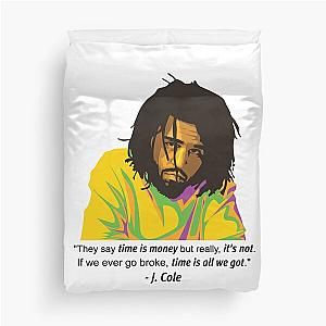 J. COLE: Introspective Rapper and Storyteller   Duvet Cover