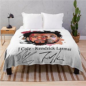 J. Cole x Kendrick Art Throw Blanket