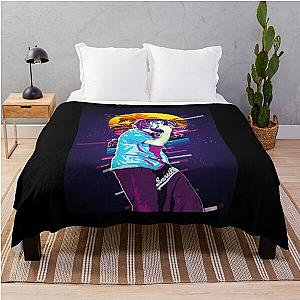 J Cole Retro Art Throw Blanket