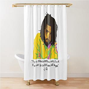 J. COLE: Introspective Rapper and Storyteller   Shower Curtain