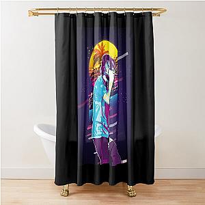 J Cole Retro Art Shower Curtain