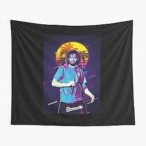 J Cole Retro Art Tapestry