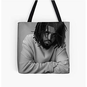 j cole black All Over Print Tote Bag