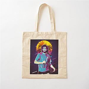 J Cole Retro Art Cotton Tote Bag