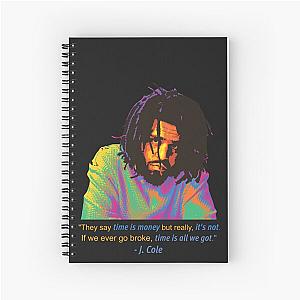 J. COLE: Introspective Rapper and Storyteller   Spiral Notebook