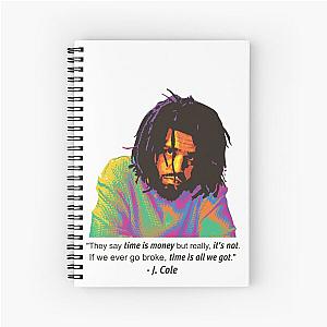 J. COLE: Introspective Rapper and Storyteller   Spiral Notebook