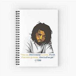 J. COLE: Introspective Rapper and Storyteller   Spiral Notebook