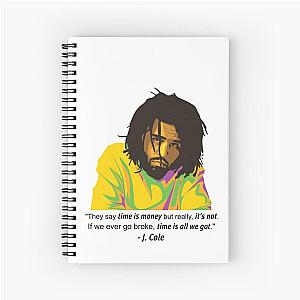 J. COLE: Introspective Rapper and Storyteller   Spiral Notebook