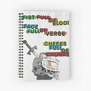 Jean Dawson "Power Freaks" Lyric Design Spiral Notebook