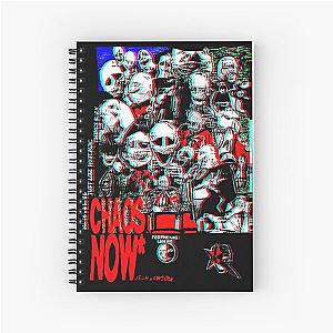 Chaos Now of Two Jean THREE Four Spiral Notebook