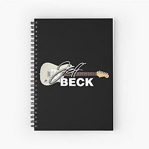 Jeff Beck logo- Perfect Gift Spiral Notebook