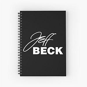 of Jeff Beck logo- Perfect Gift Spiral Notebook