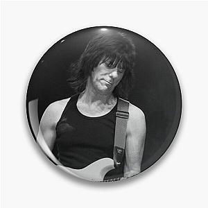 Jeff Beck - BW Photograph Pin