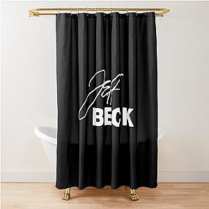 of Jeff Beck logo Shower Curtain