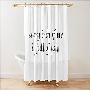 jeff buckley Lover, You Should've Come Over quote Shower Curtain