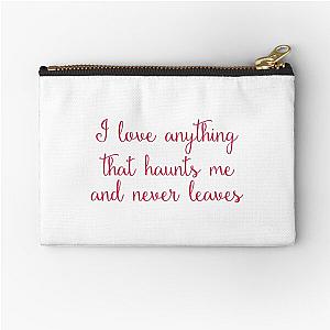 Quote - Jeff Buckley   Zipper Pouch