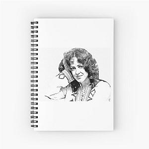 Jefferson Airplane Vocalist Grace Slick Spiral Notebook