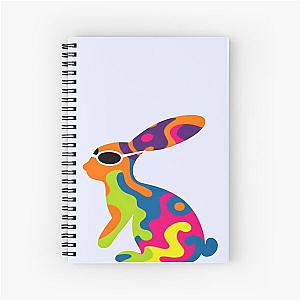 White Rabbit - Jefferson Airplane - Alternative Logo Spiral Notebook