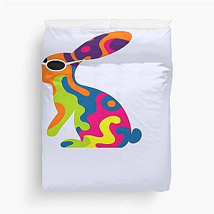 White Rabbit - Jefferson Airplane - Alternative Logo Duvet Cover