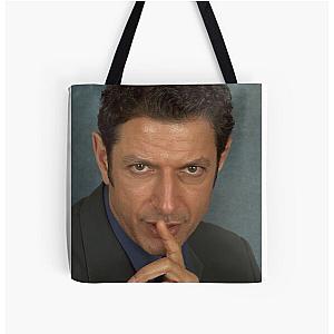 Jeff Goldblum Shh All Over Print Tote Bag