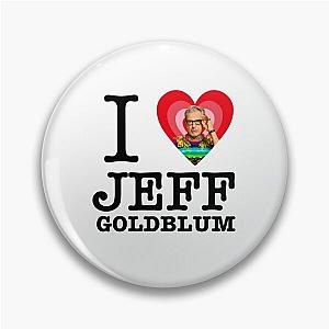 I Heart Jeff Goldblum Pin